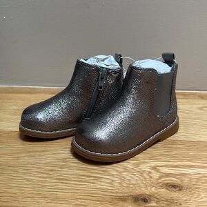 H&M Glitter Boots, Zip, Size 7